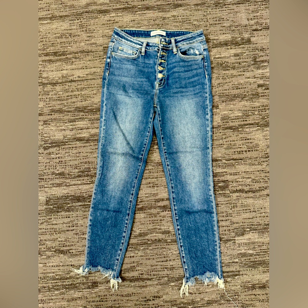 Flying monkey skinny jeans
